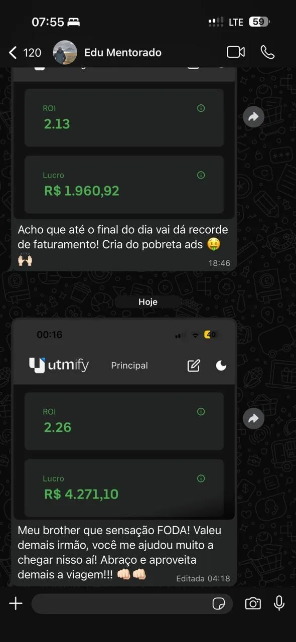 Print de resultado: Edu